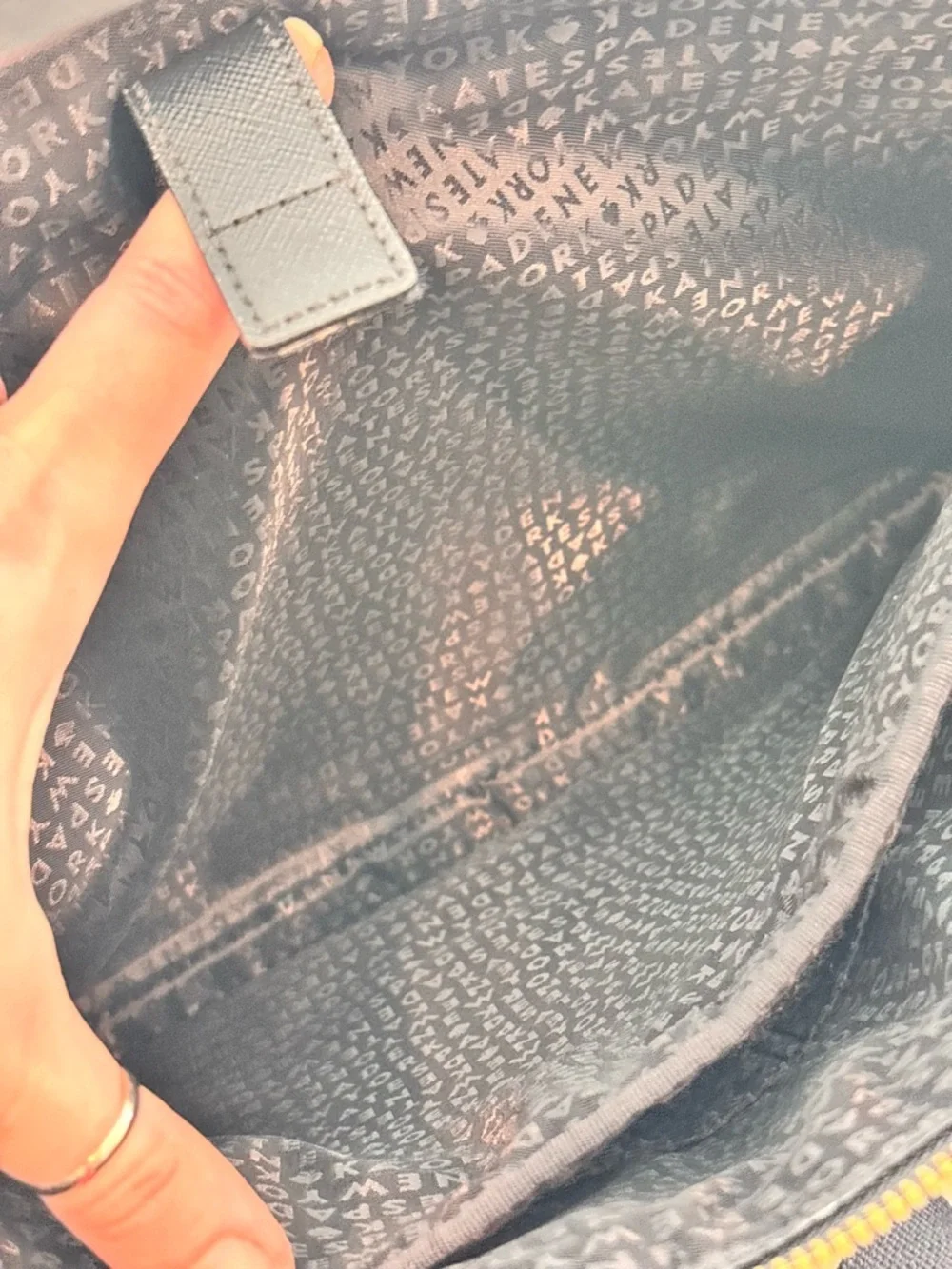 Kate Spade Blue Blake Avenue Daveney Laptop Bag